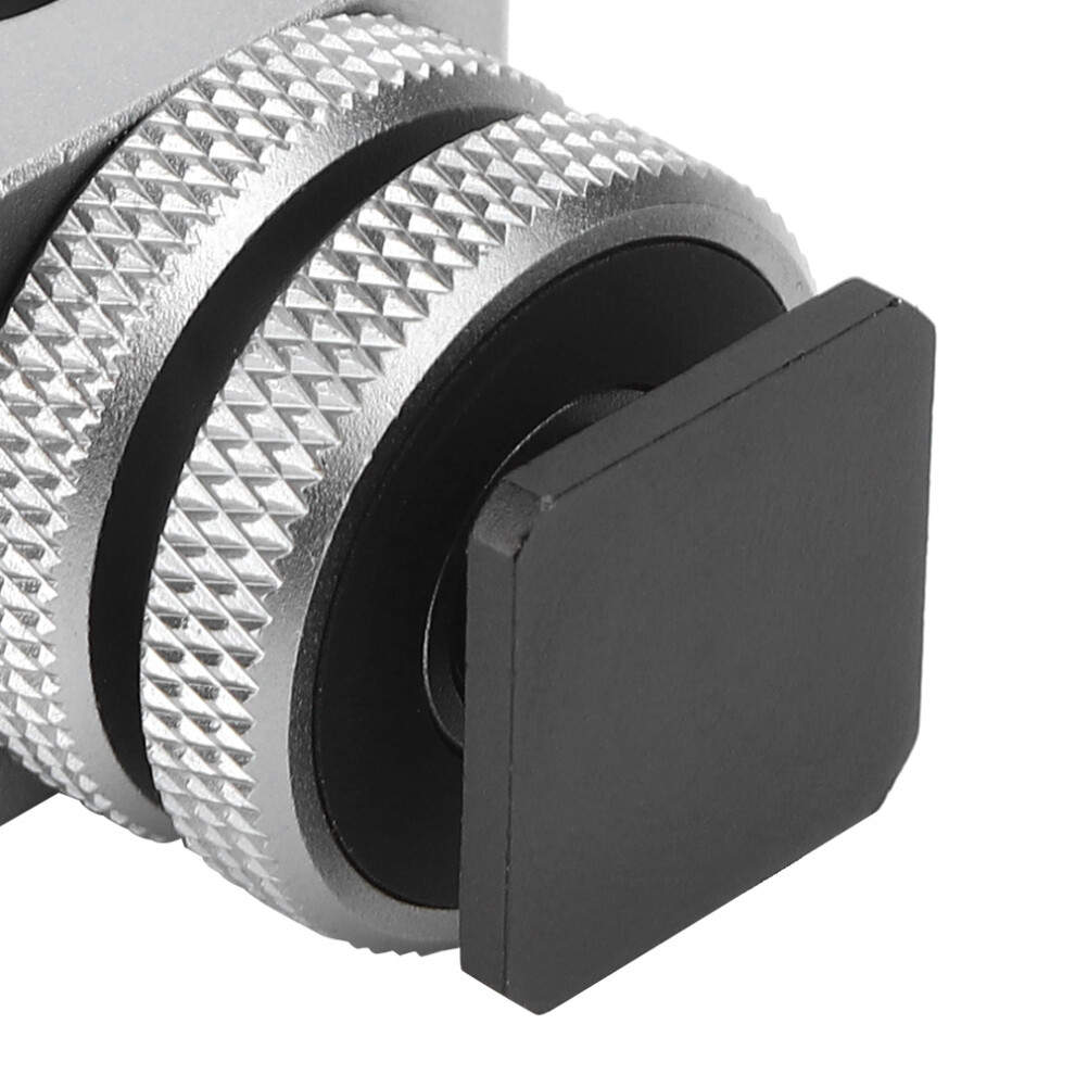 Camera Hot Shoe Mount With Fill Microphone Stand 45G Light/Silver 3311361462206