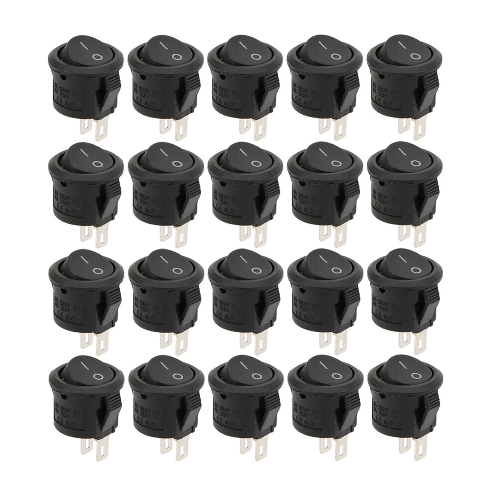 20Pcs Kcd11 Rocker Switch - Corrosion Resistant High Quality Plastic 9311361464167