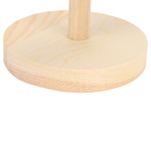 Wood Bird Cage Stand with Hemp Rope, 14.2 Inch Training & Play Platform