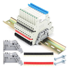 Industriële relais SPDT 24V inclusief stopcontacten en