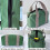 Multifunctionele draagbare gereedschapstas Canvas-Groente 6