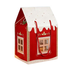 Festival Familieactiviteit Papieren Cottage-Rood 1 stks