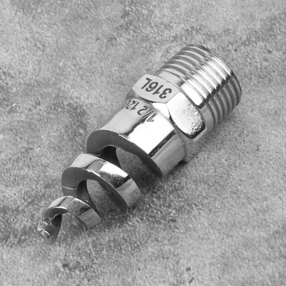 Watering Spiral Nozzle Spjt 316L Stainless Steel G1/2 Dn15 Male Thread 7891361466429