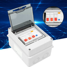 2 Way Garage Caravan Consumer Unit 40A 30mA RCD 2 MCB Compact