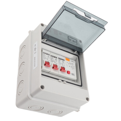 2 Way Garage Caravan Consumer Unit 40A 30mA RCD 2 MCB Compact 1