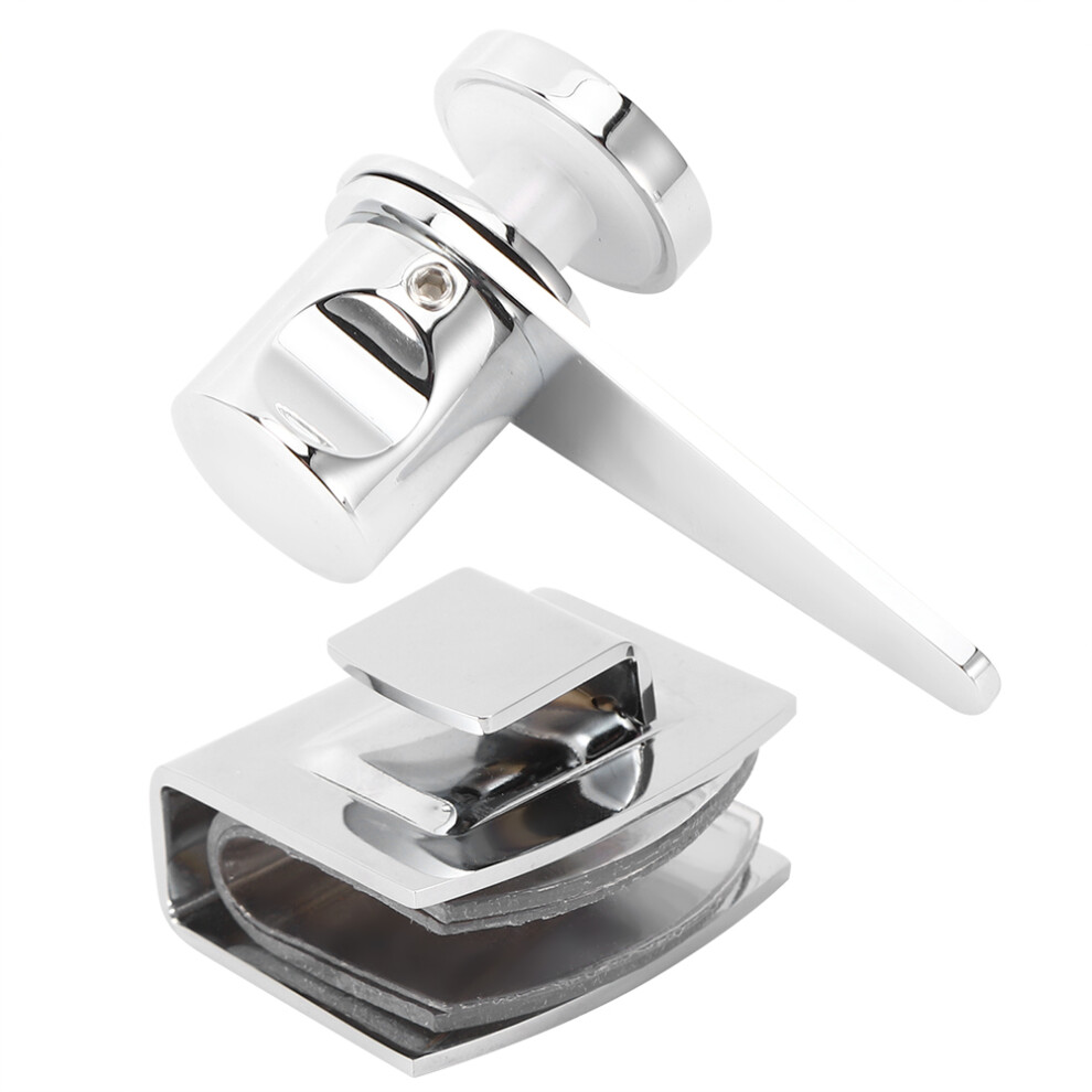 Glass Bathroom Door Latch Bolt Lock Copper Stainless Steel 8-12Mm 8781361470832