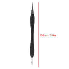 DIY Lederhandwerksdruckwischer Werkzeug Legierung 150mm Schwarz