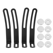 Metall-L-Bügelhalterung für 1/10 RC-Autos, Schwarz, 4 Stück