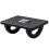 Foot Stool with Roller Massage for Relieve Foot Leg-Black 1