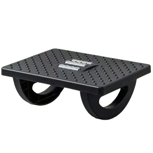 Foot Stool with Roller Massage for Relieve Foot Leg-Black