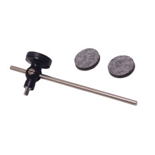 Aluminum Alloy Hammer Head Metal Head Bass Drum Pedal-Black