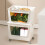 Portable Storage Container Large Rolling Storage Bin for-White 3