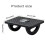 Foot Stool with Roller Massage for Relieve Foot Leg-Black 4