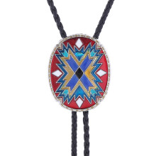 Elegant Bolo Tie with Totem Pendant Carved Necktie-style 1