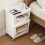 Waterproof Plastic Storage Box with Wheels Large Capacity-grey 4