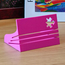 Verstelbare Puzzel Houder met 3 Standen - Brede Stabiele Standaard Rood Puzzelaccessoire