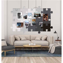 Groot Vilt Prikbord 70x110 cm - DIY Fotowand, Puzzelachtergrond en Berichtenbord voor Binnen