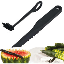 Spiraalsnijder en V-Vormige Cutter voor Aardappel Watermeloen Ananas - Handgereedschap