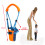 High Elasticity Adjustable Infant Walk Learning Belt, Blue & Orange 5