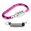 D-Shaped Code Lock for Bike Security Cable Lock,-rose Red 1