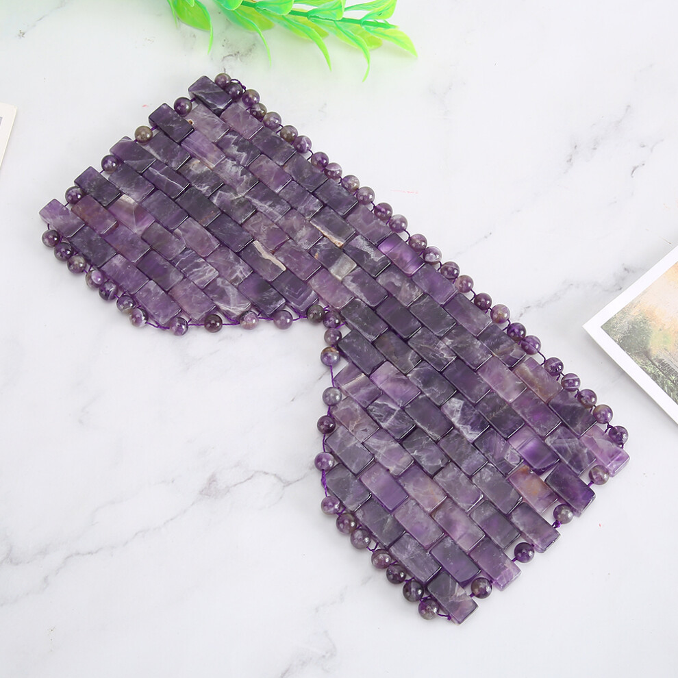 Soothing Amethyst Jade Stone Eye Mask Ideal for Eye Fatigue Relief