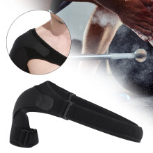 Unisex Black Neoprene Shoulder Arm Guard for Sports & Fitness