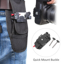 Aluminium Alloy Camera Backpack Clip 10x4.5x2.5cm for SLR &amp; Action Cameras