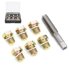 Oil Drain Plug Rethread Kit M13x1.25MM Oil Pan Screws Repair Tool for Mechanics