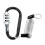 Combination Locks, 3-Digit Heavy Duty Carabiner Clips,-Black 1