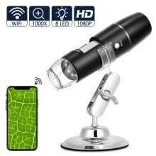 Tragbares W05A 1000x Digitalkamera-Mikroskop mit WLAN und LED-Beleuchtung