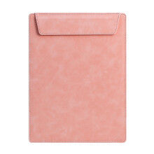 PU-Leder-Aktenordner, Klemmbrett, Leder,-Rosa