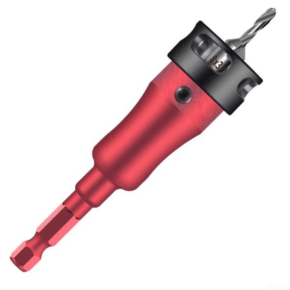 Efficient Aluminum Alloy Drill Bit Set With Adjustable Depth Control For Accurate Drilling In For Metal And Wood 9339159240175