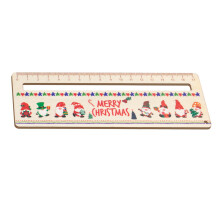 Umweltfreundliche Holzlineal-Lesezeichen für-D Weihnachtsmann
