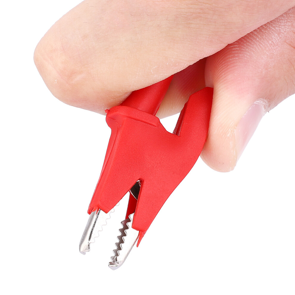 10Pcs Insulated Alligator Clips To 4Mm Banana Jack Hv Test 1000V 30A 8761361483254
