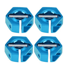 12mm blauer Aluminium-Rad-Sechskant-Adpater für 1/10 RC-Autos, 7mm