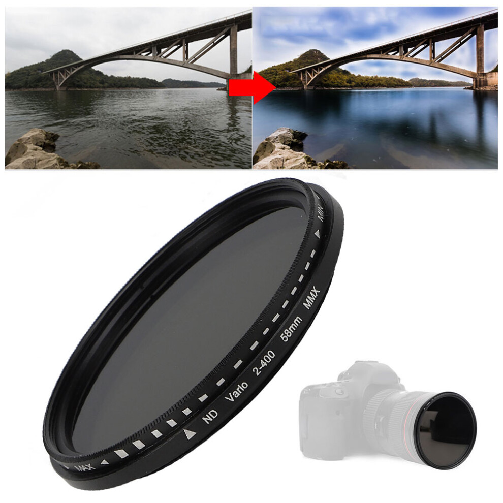 Universal 58Mm Camera Nd Filter Neutral Density Lens For Enhanced Shots 7671361483387