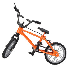 Mini Mountain Bike Model Toy 1/10 Orange for RC Crawlers 110x80x55mm