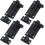 (Black) 4x Türschieberiegel aus Alu 5,08cm 1