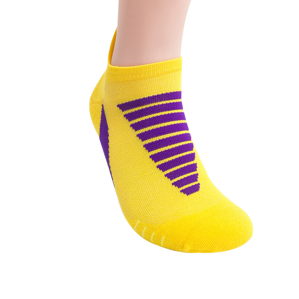 Unisex Athletic Sport Socks Moisture-Wicking, Ankle-Length, 7.9in-image-OPC-PMZ6ZRB-NEW