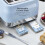 Swan Swan Retro Revive Blue Kettle 4 Slice Toaster & Microwave 11