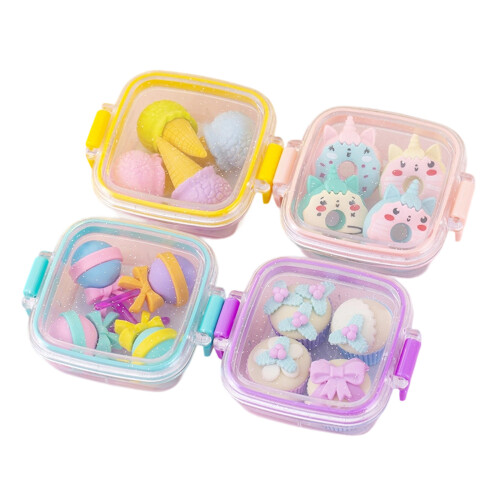 Kreative Lunchbox-Radiergummi,-Dessert-Kuchen-Stil