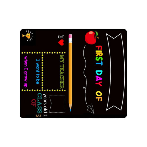 Schild „Erster und letzter Schultag“, doppelseitiges-25x30cm