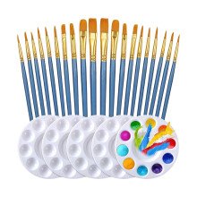 1 Set Aquarellpinsel, Künstlerpinsel, Zeichenzubehör zum-Blau