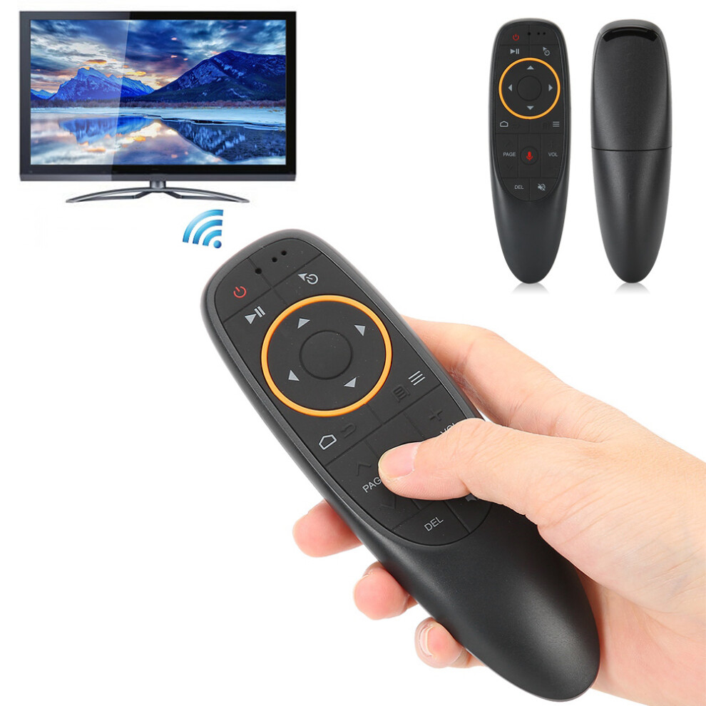 G10 Wireless Mini Air Mouse With Keyboard & Gyroscope 2.4G Voice Remote Black 4621361490130
