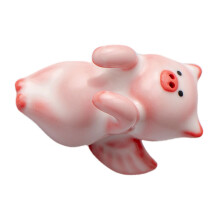 Accessoires de thé de cochon rose, accessoires artisanaux en