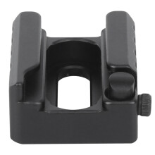 Robuster Cold Shoe Adapter für DSLR-Kameragehäuse Schnelles Befestigen Schwarz Metall-Design