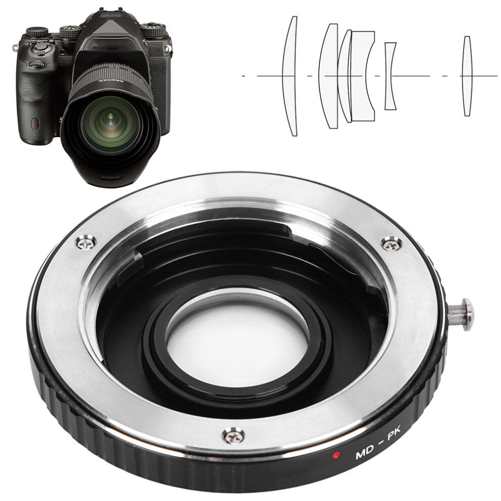 Md-Pk Lens Adapter Ring For Minolta Md To Pentax Pk Mount, Aluminium 97G 7691361495272