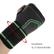 Sport Handgelenksschutz Armband Handgelenkschoner mit verstellbarem Druck XL