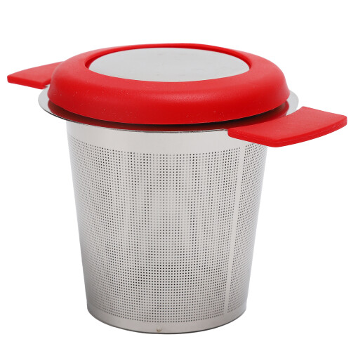 Teesieb, loser Tee, feinmaschiger Filter mit 2