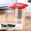 Teesieb, loser Tee, feinmaschiger Filter mit 14